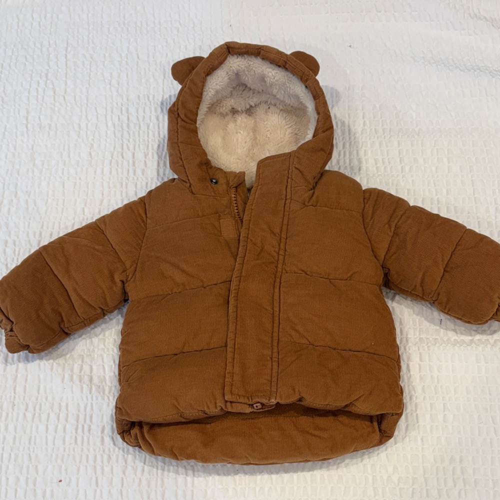 Rise Little  Earthling  Infant Brown Corduroy Jacket